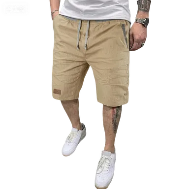 Men’s striped loose shorts