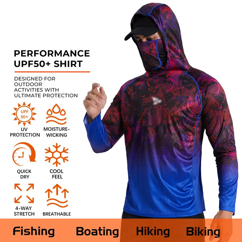 ☀️ Men's UPF 50+ Quick-Dry Sun Hoodie
