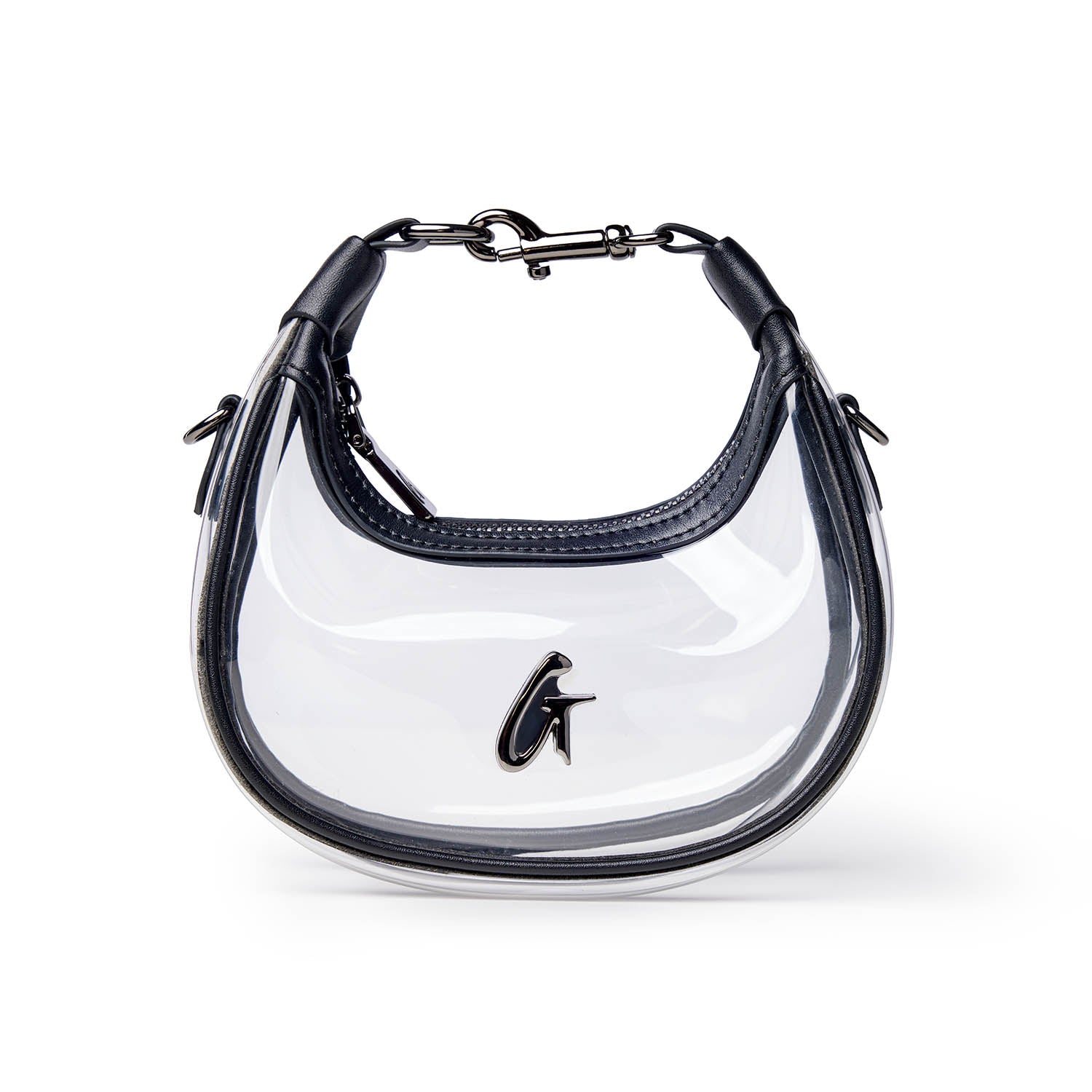 NANO CLEAR HOBO BAG - CLEAR