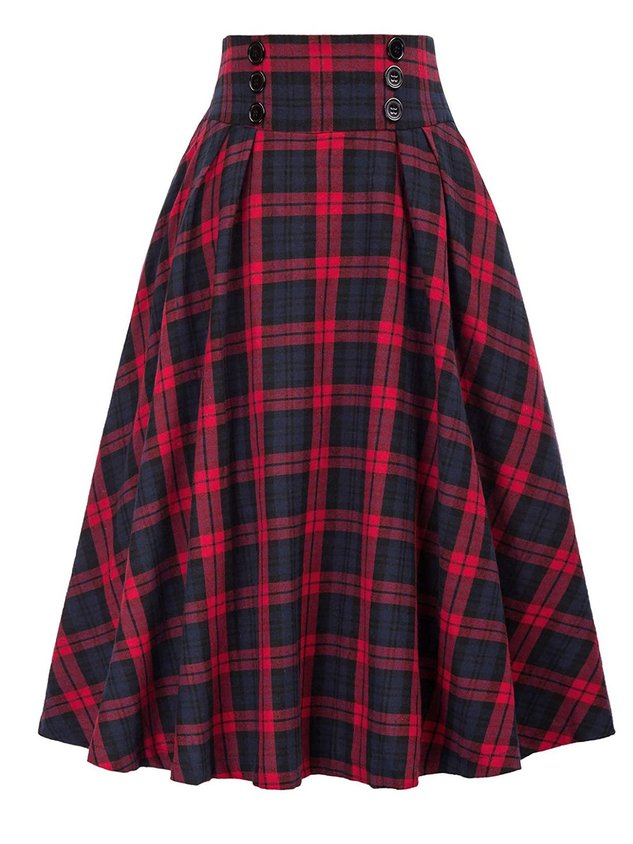 Adjustable Strap Regular Fit Cute Skirt