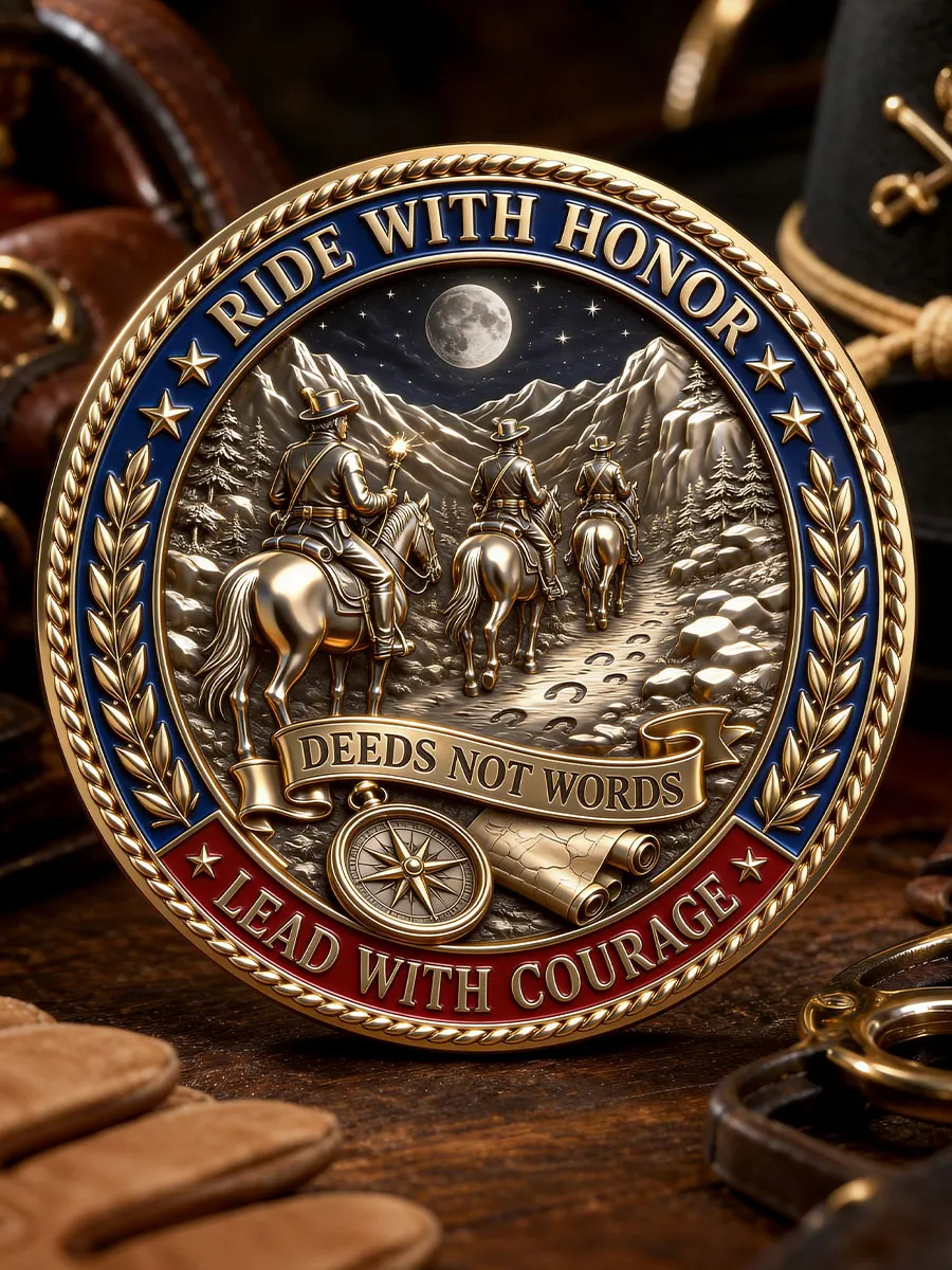 Spur Ride Commemorative Metal Medal