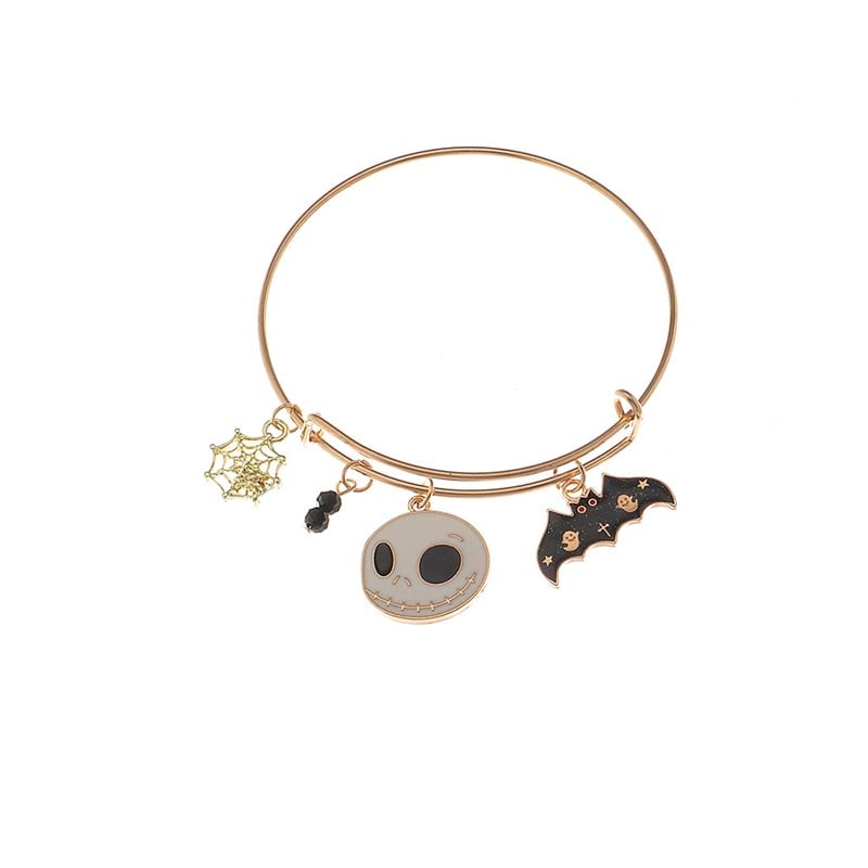 Fashionable And Creative Skull Pendant Retractable Adjustable Bracelet