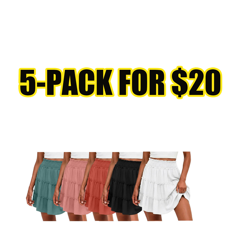 Tiered Ruffle Skort