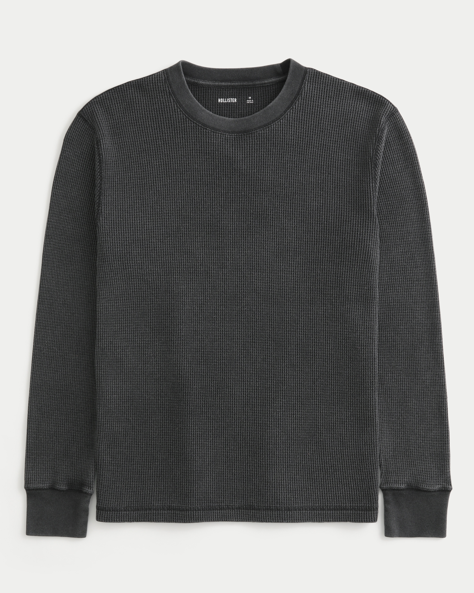 Relaxed Thermal Long-Sleeve Camo Crew Shirt