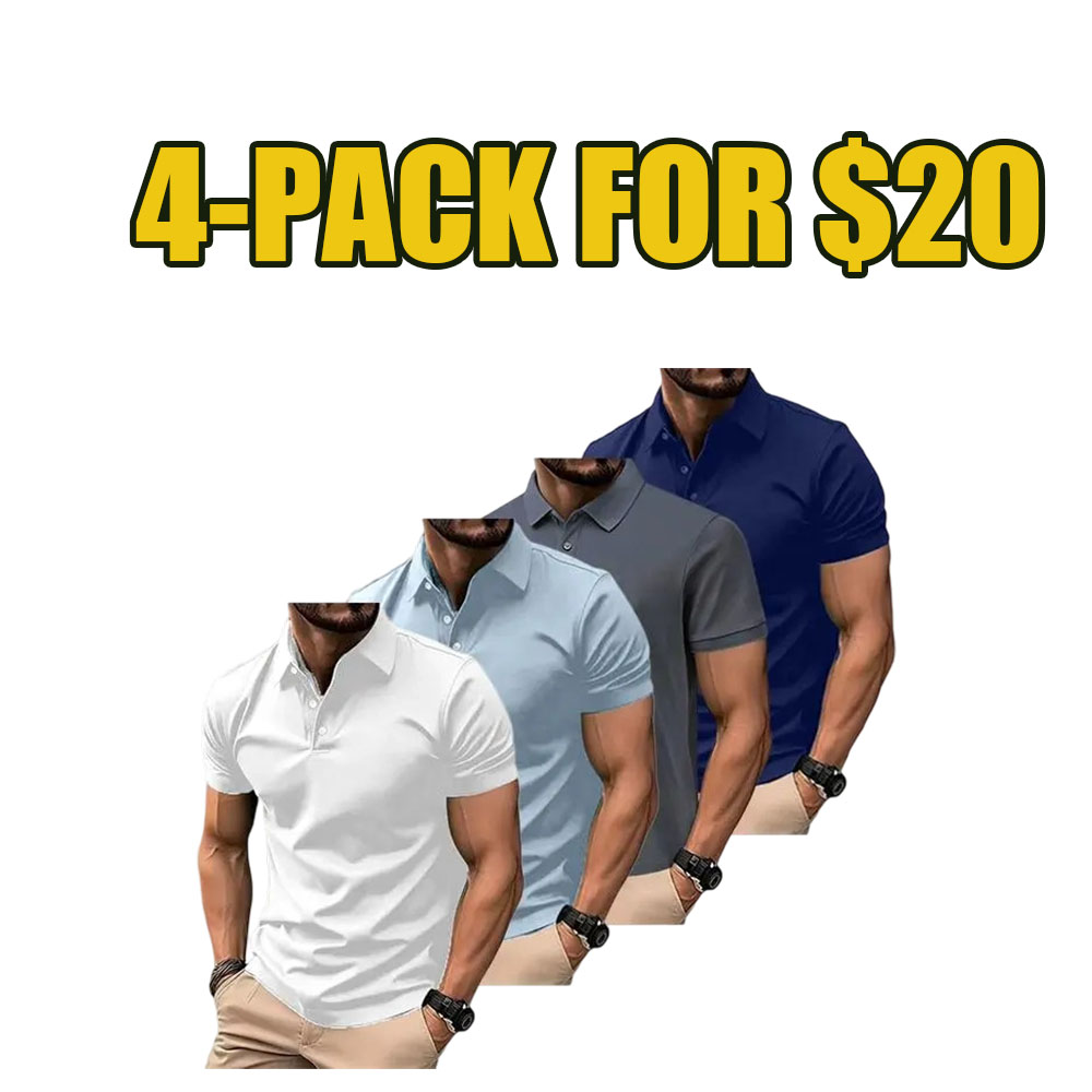 Essential Comfort Polo Shirt 8-Pack