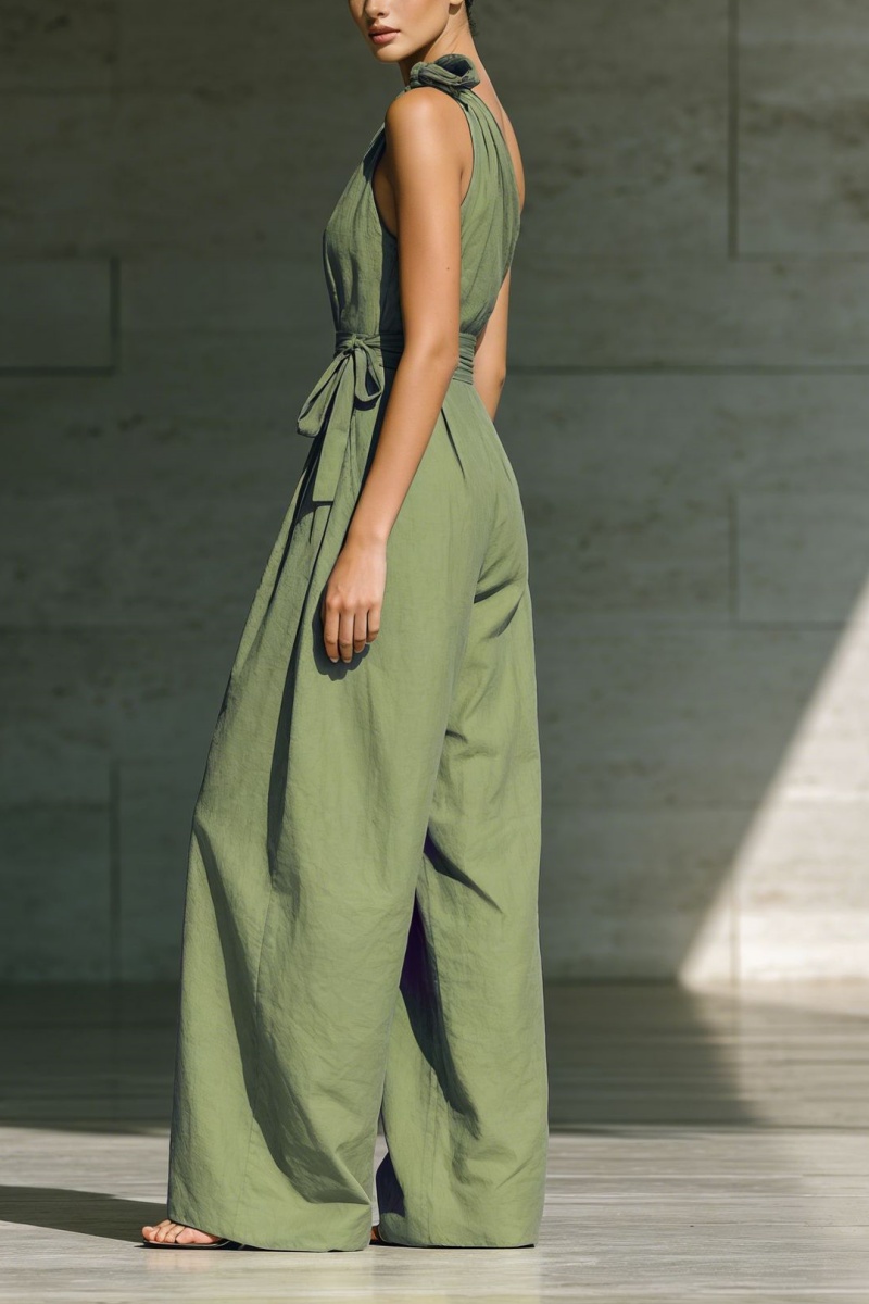📦📦LAST DAY SAVE 49% ⏰Elegant Off-the-shoulder Loose Linen Jumpsuit