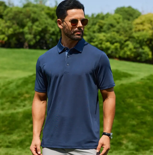 3-Pack Men's Polo Shirts – Soft Breathable Cotton, Comfortable