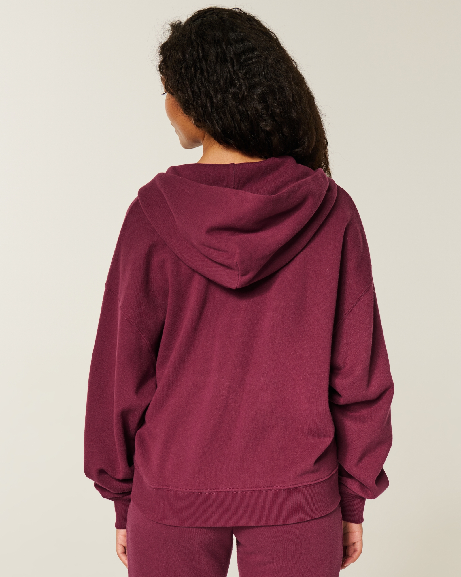 Oversized Zip-Up Hoodie