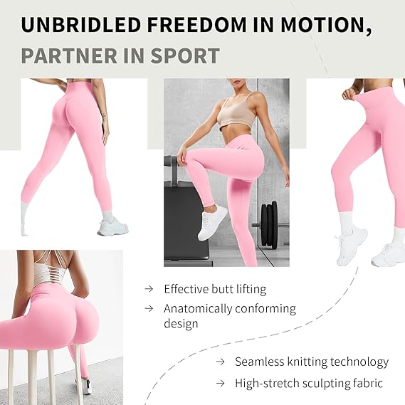 Women's High-Waist Supportive Gym Yoga Leggings