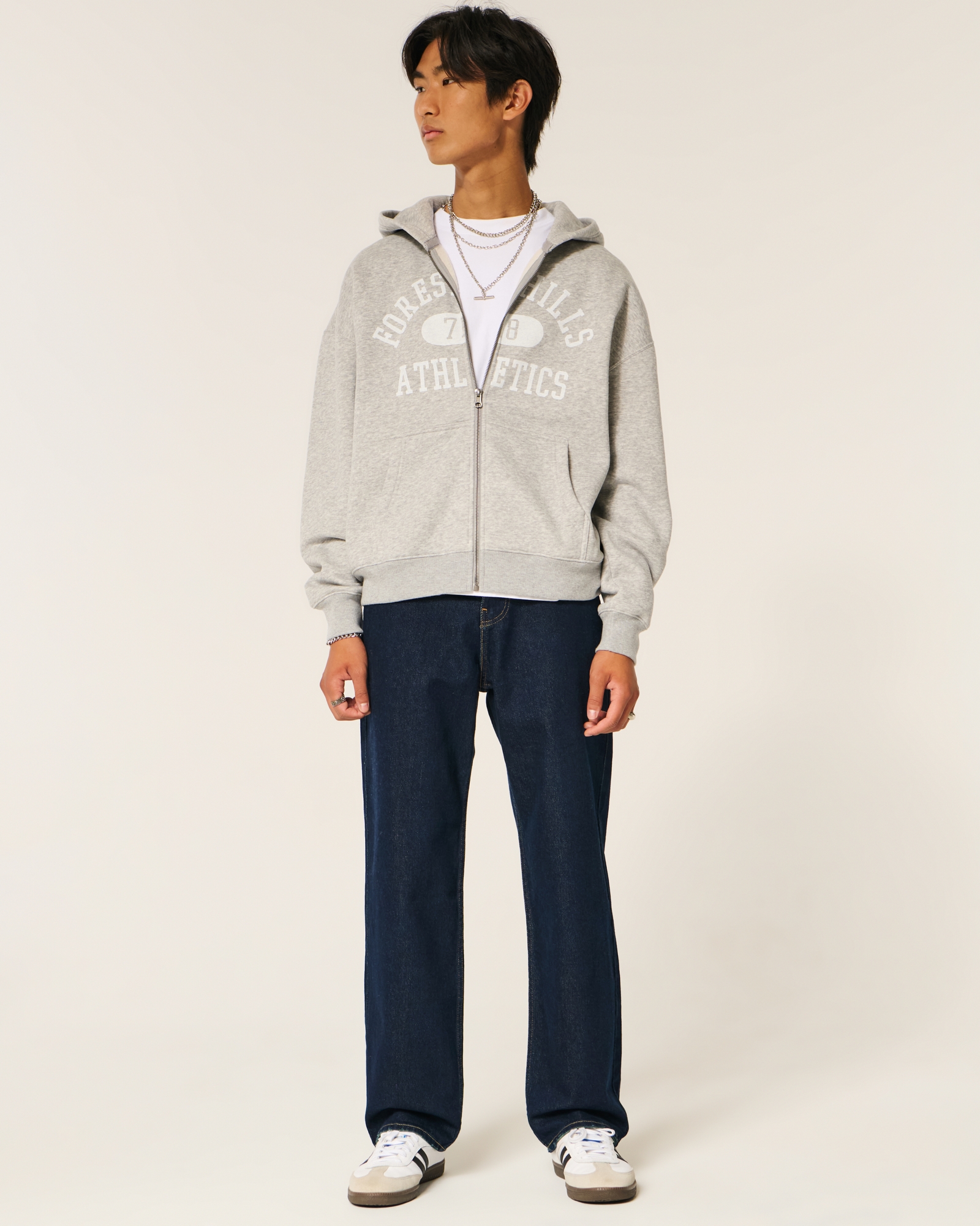 Light Wash Baggy Jeans