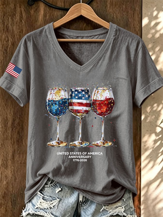 Women's Casual Print Short-Sleeve T-Shirt