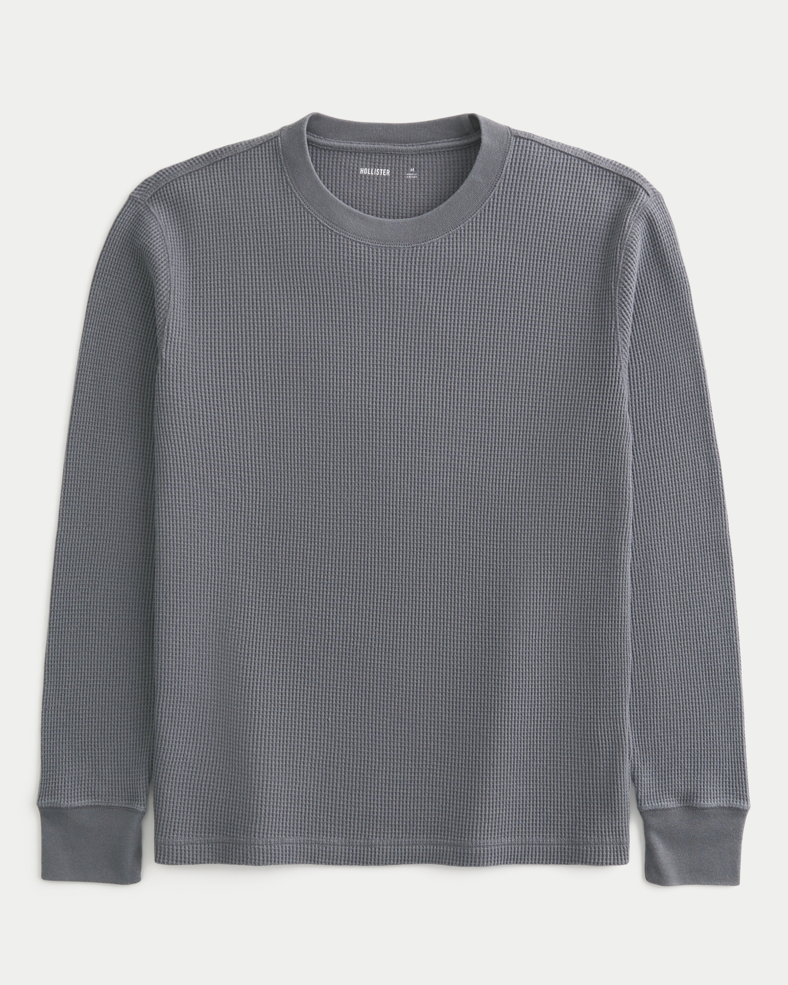 Relaxed Thermal Long-Sleeve Camo Crew Shirt