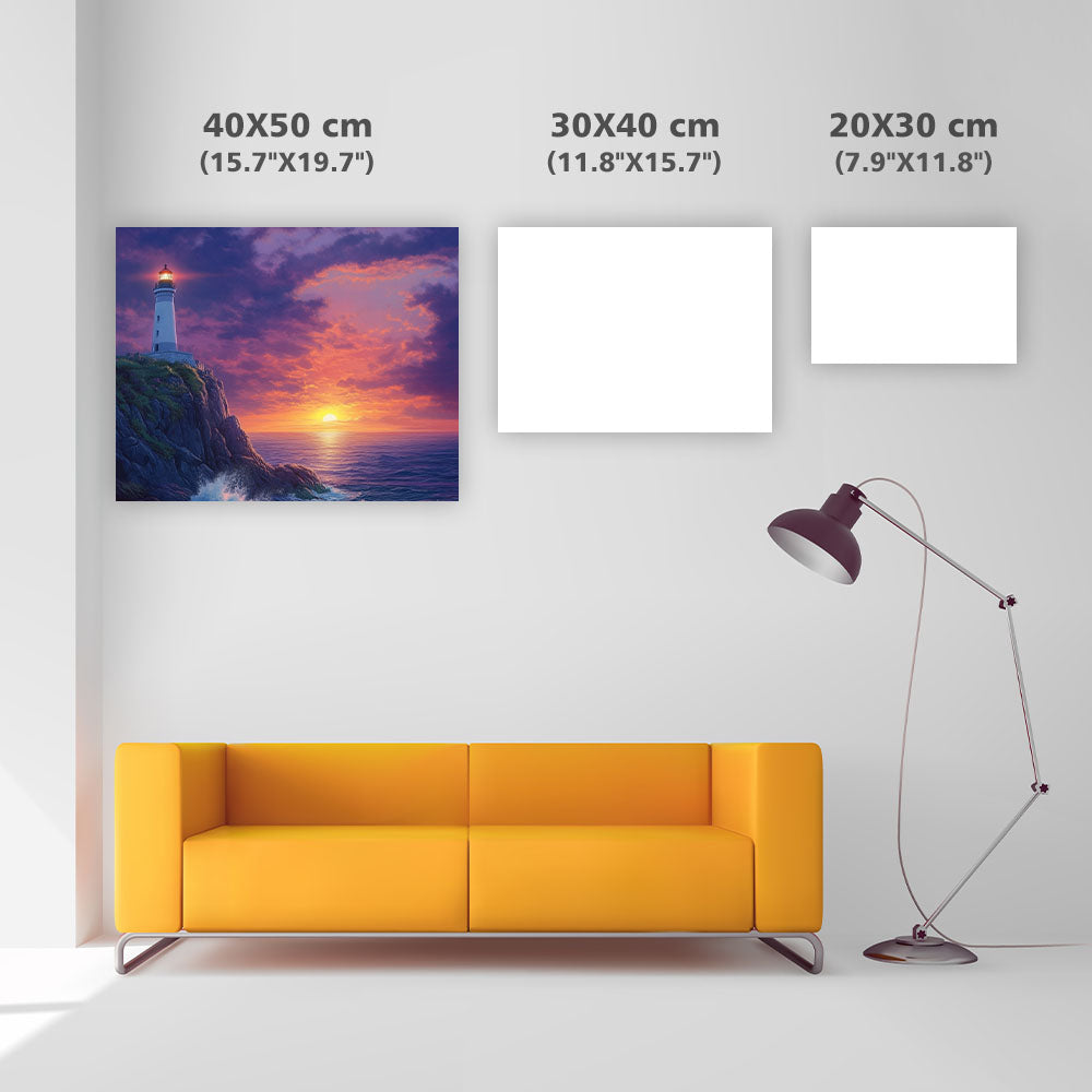 Dramatic Coastal Scene - Diamond Painting