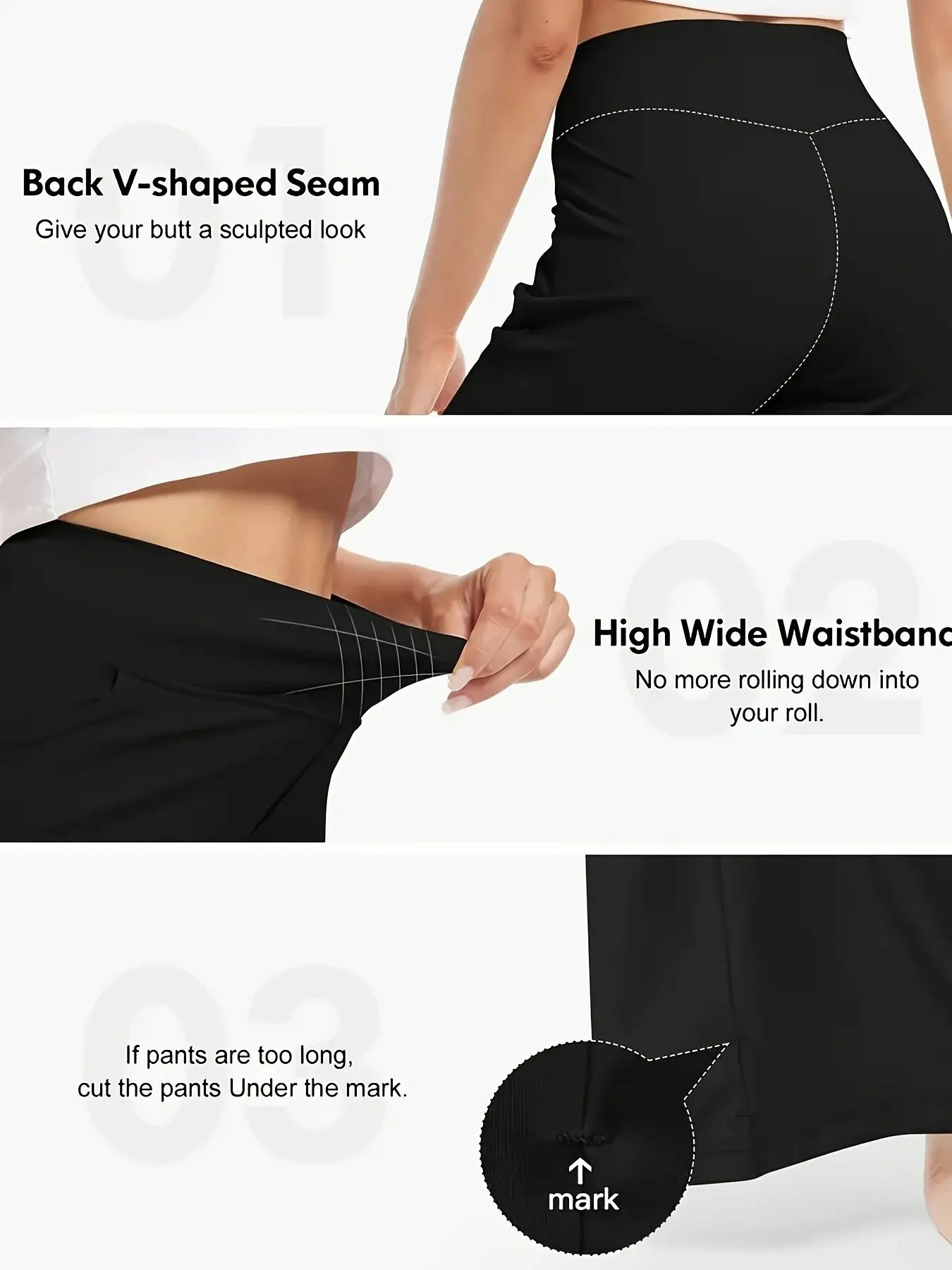 Women's Wide-Leg Suit Pants with Elastic Waist