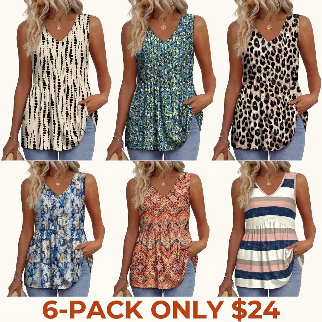 Women's Spaghetti-Strap Camisole — Flowy Ruffled-Hem Top (For a looser fit, we recommend sizing up by 1–2 sizes.)