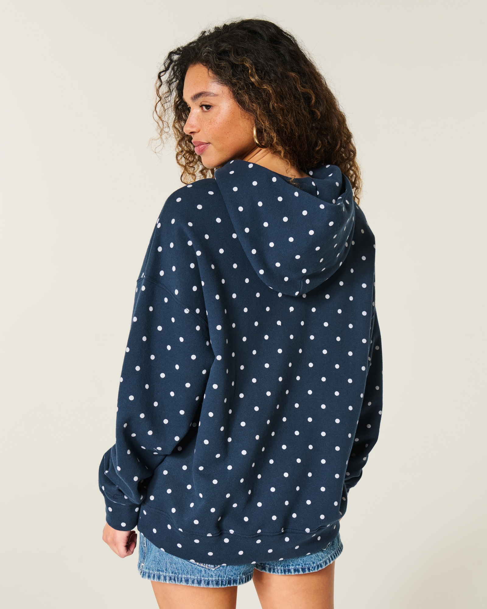 Hollister Feel Good Oversized Butterfly Graphic Hoodie
