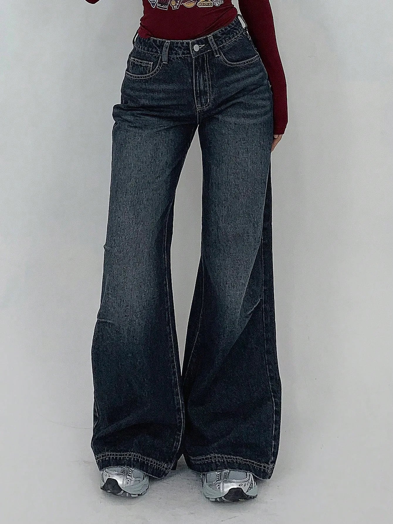 Static Fade Flare Jeans