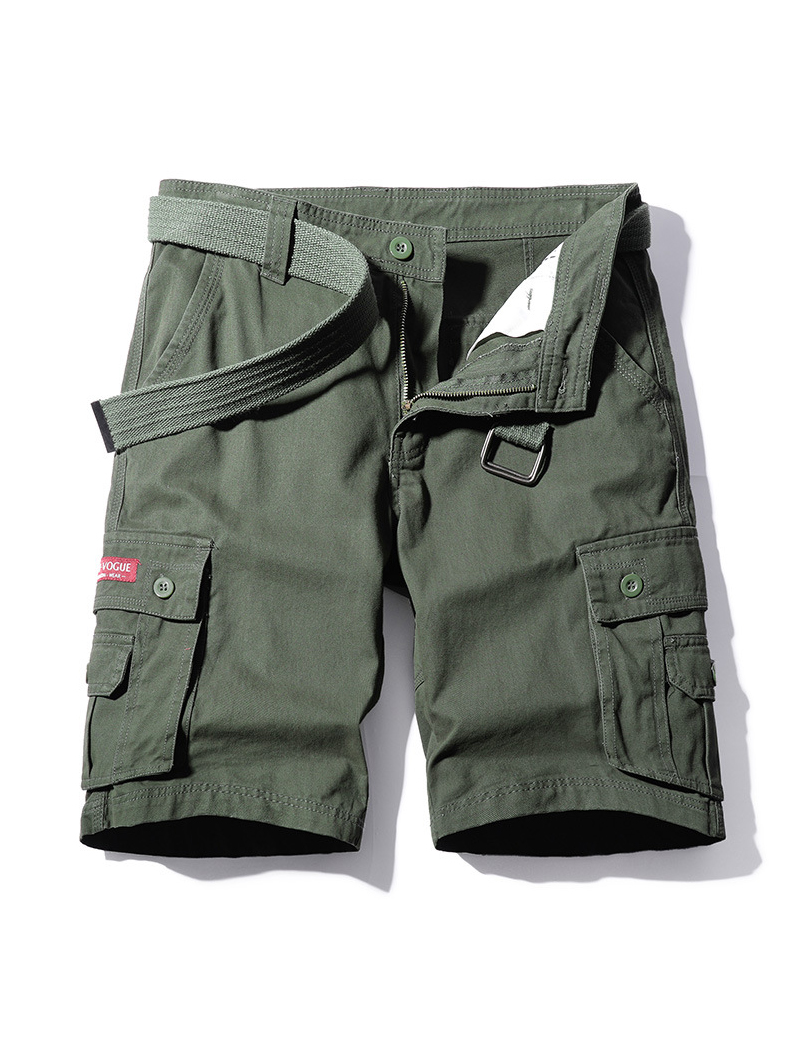 Men's Multi-pocket Casual Sports Straight Shorts