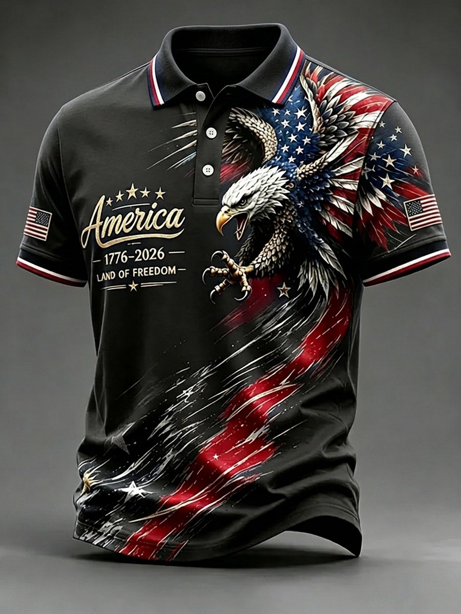Men's U.S. 250th Anniversary Short-Sleeve Polo Shirt