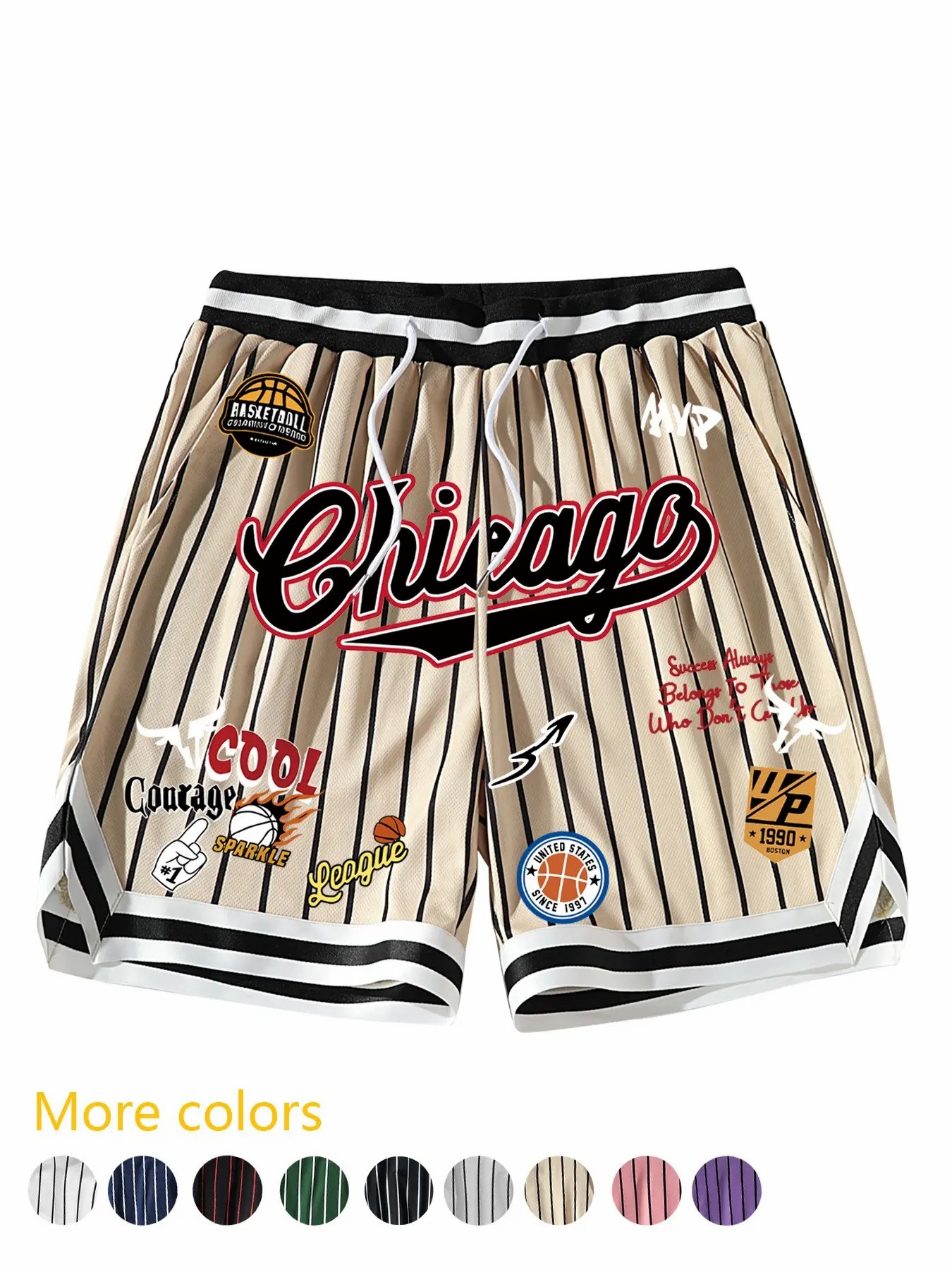 🏀 Men’s Retro MVP Basketball Shorts – Quick-Dry Athletic Streetwear Shorts