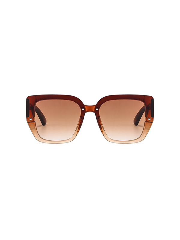 Geometric Sun-Protection Sunglasses Accessories