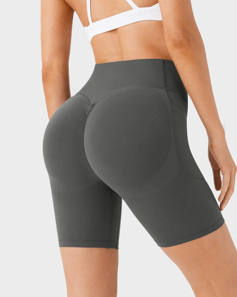 Tummy Control Butt-Lifting Training Shorts with Pockets – 7