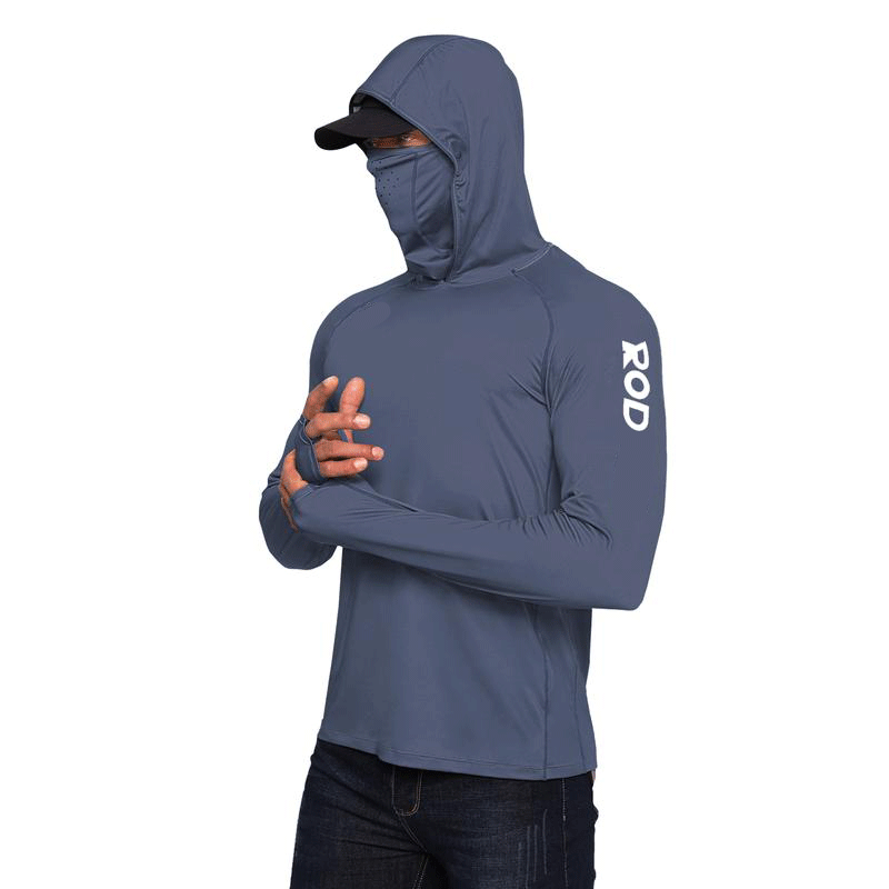 Men’s UPF 50+ Sun Protection Hoodie with UV Detection