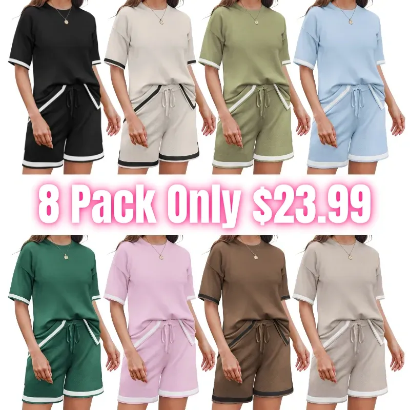 Women's Summer Knit Pajama Set