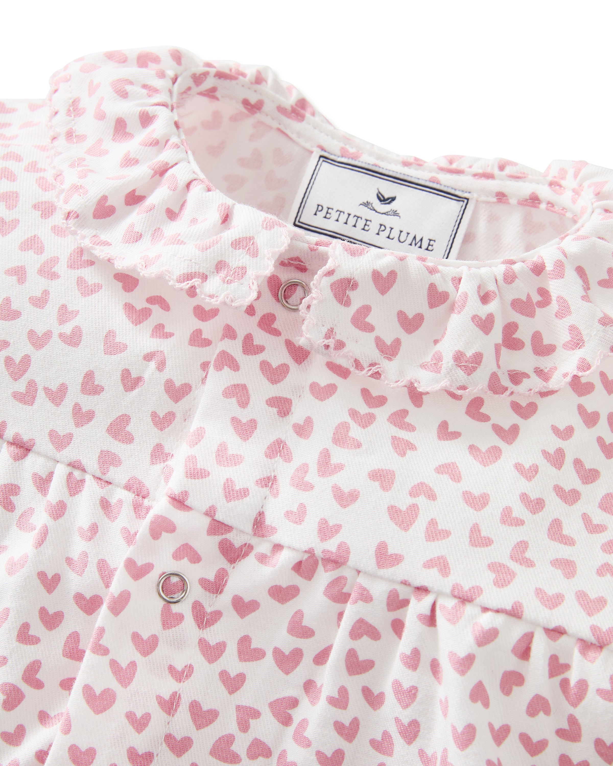 Baby's Twill Madeline Romper in Sweethearts