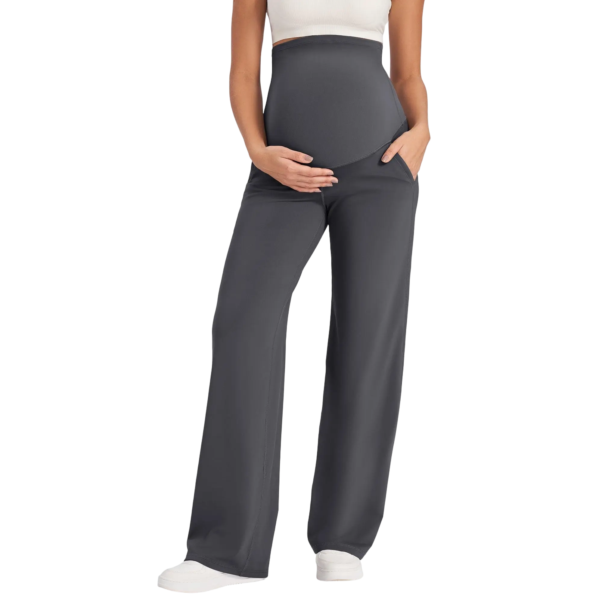 Maternity Wide Leg Pants for Comfortable Pregnancy Pregnant Prenatal