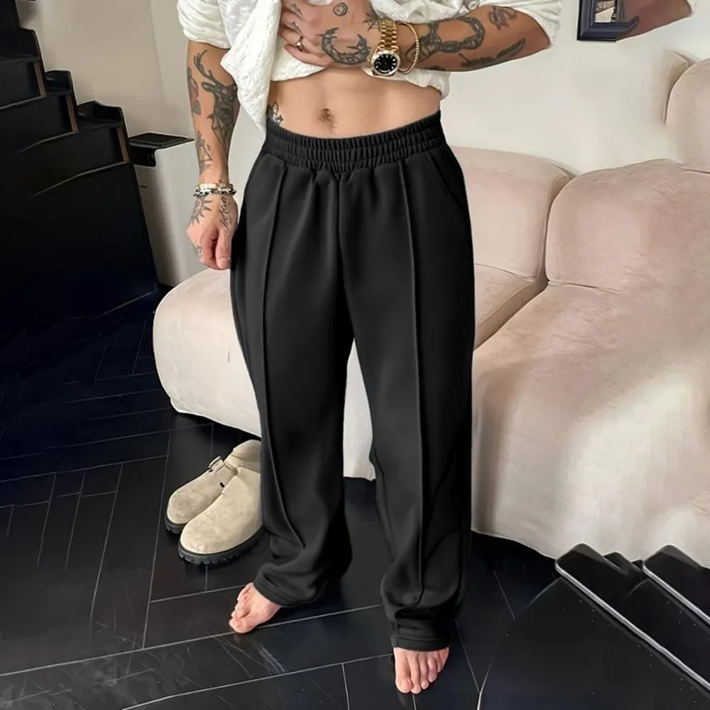 Men's and Women's Casual Street Style Joggers, High-Street Hip-Hop Design, Comfortable All-Season Pants for Daily Wear
