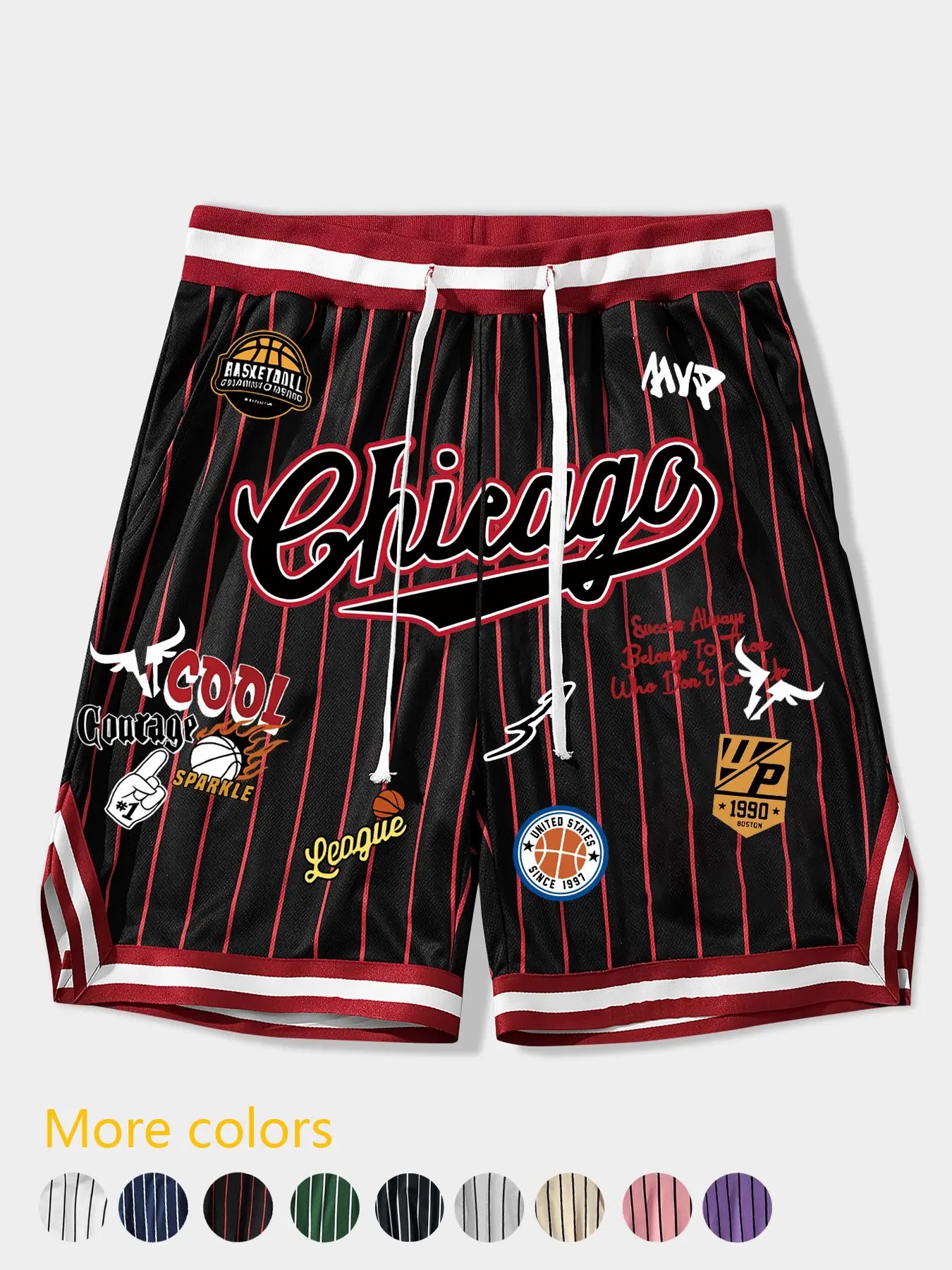 🏀 Men’s Retro MVP Basketball Shorts – Quick-Dry Athletic Streetwear Shorts