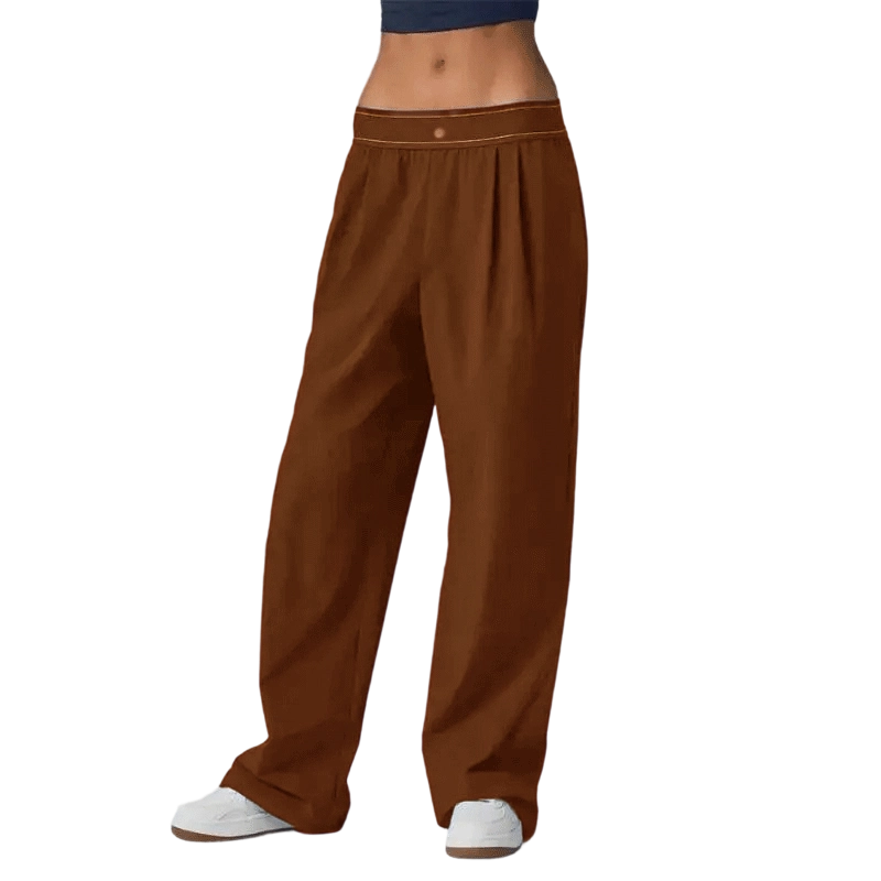 ✨ Women’s Wide-Leg Yoga Pants – Soft Stretch Casual Comfort