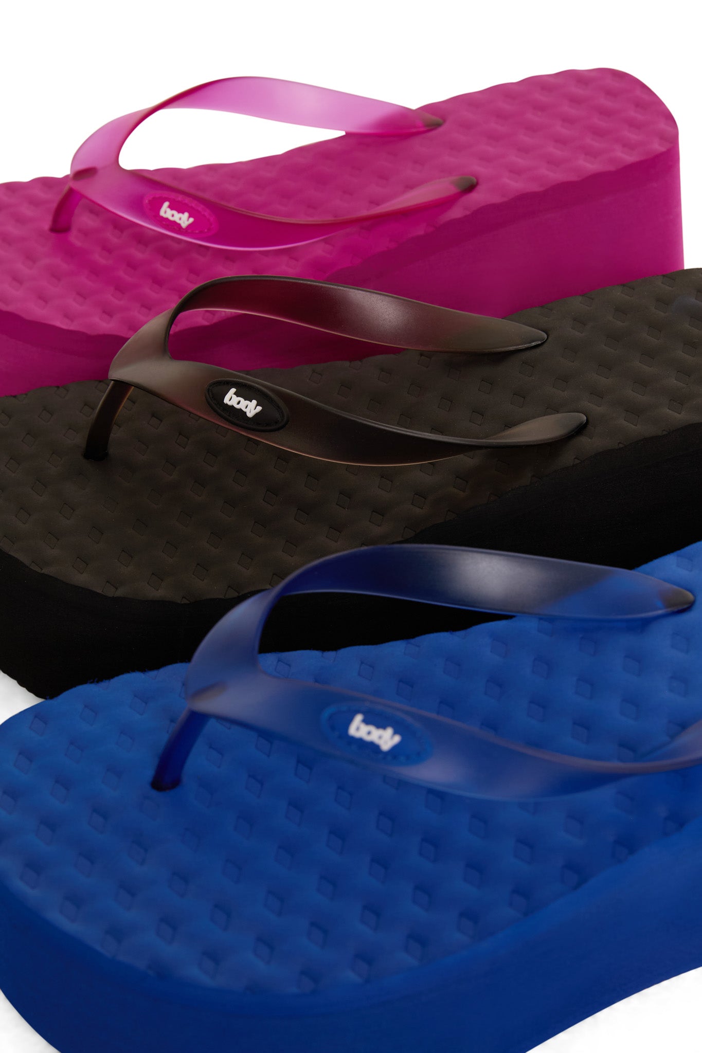 BODY FLIP FLOPS (BLACK THIN STRAP)