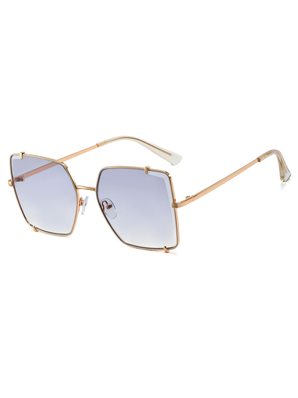Geometric Sun-Protection Sunglasses Accessories