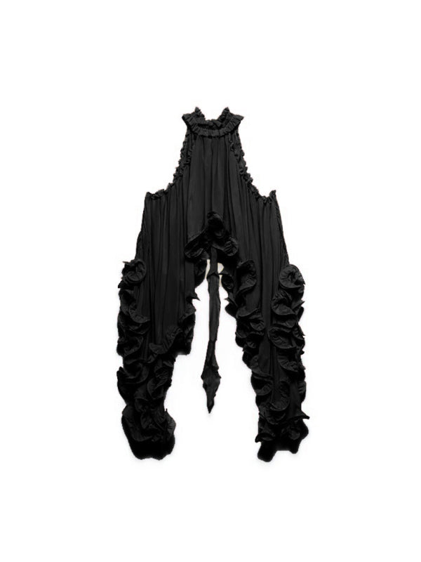 Country Style Ruffle Sleeveless Skirt Set