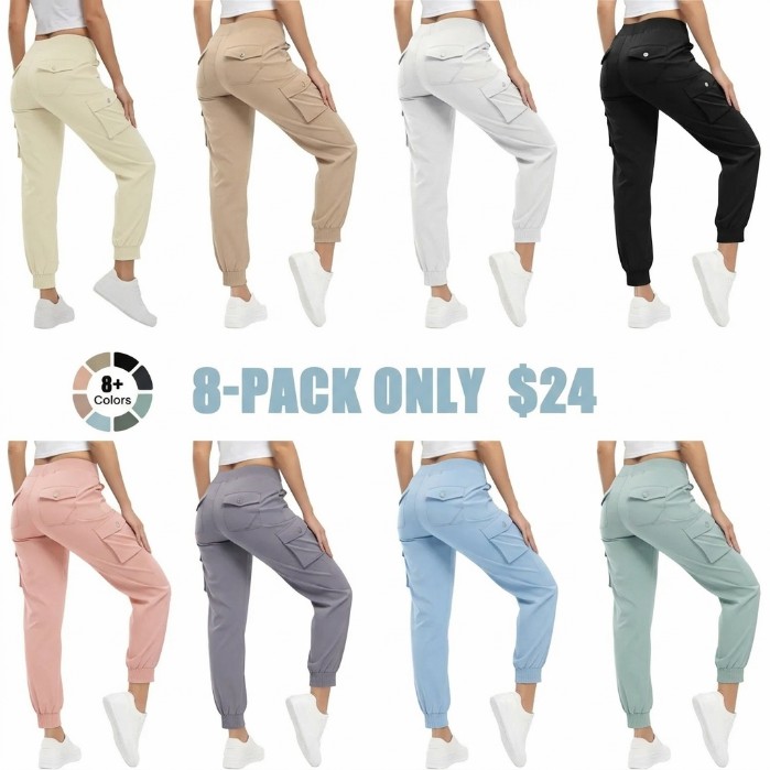 Women’s Lightweight Quick-Dry Hiking Cargo Joggers