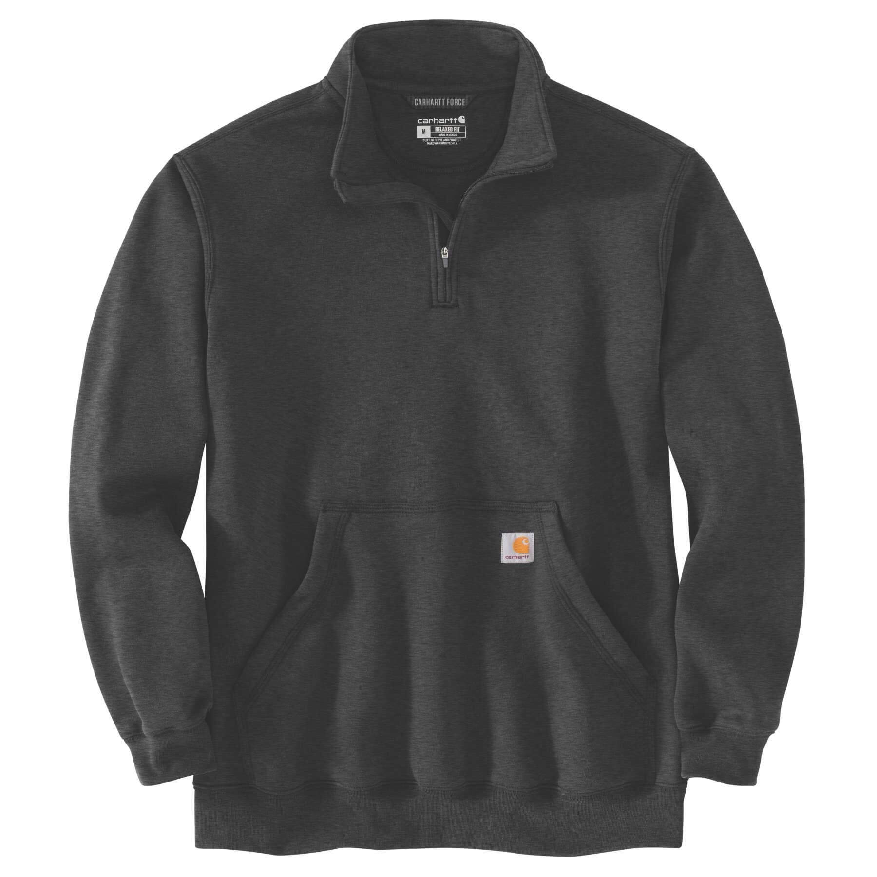 CHT Loose Fit Midweight Quarter-Zip Mock-Neck Sweatshirt 105294