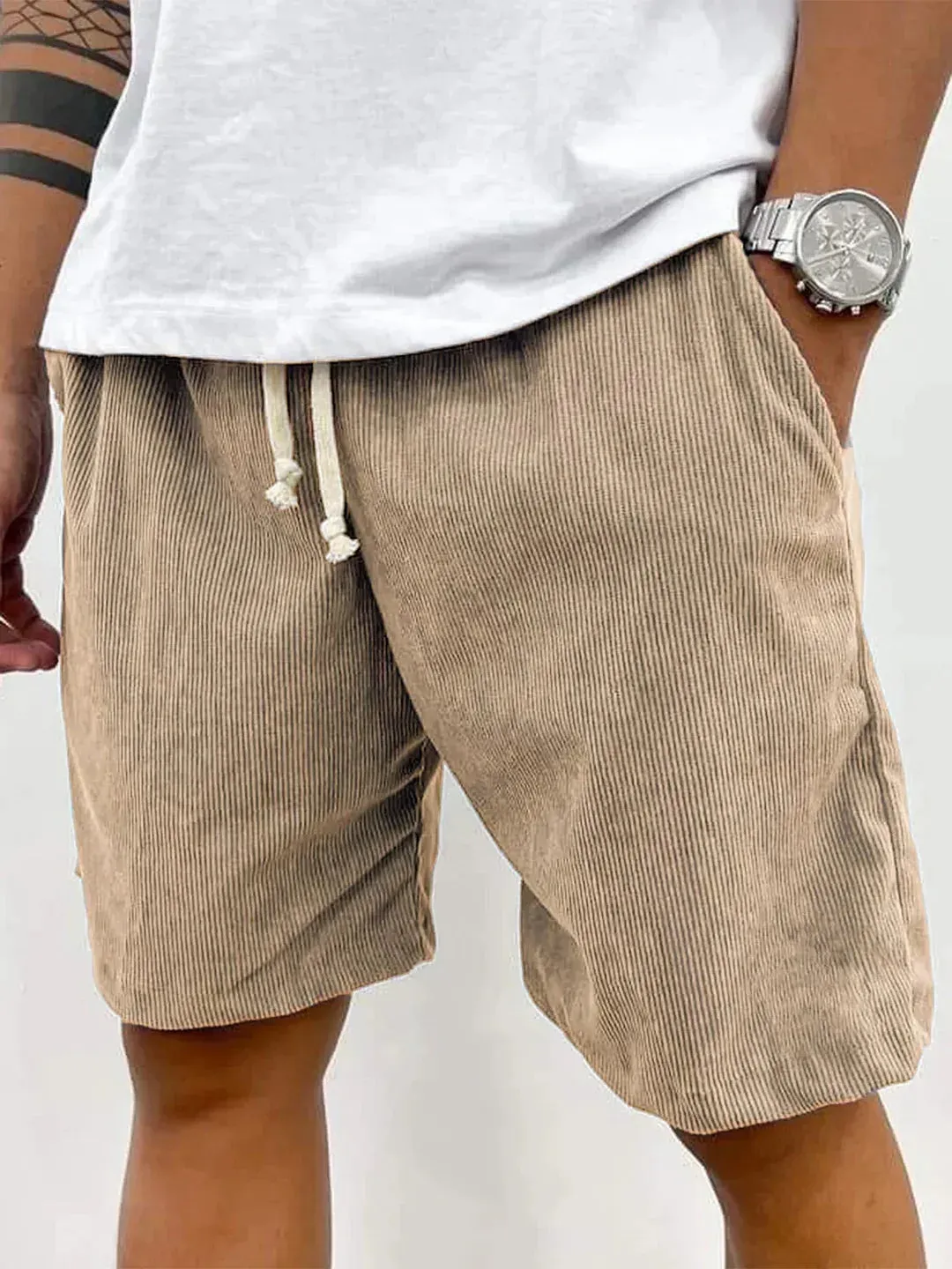 RL Casual Shorts-perfect for sunny strolls, brunch dates, or casual weekend adventures
