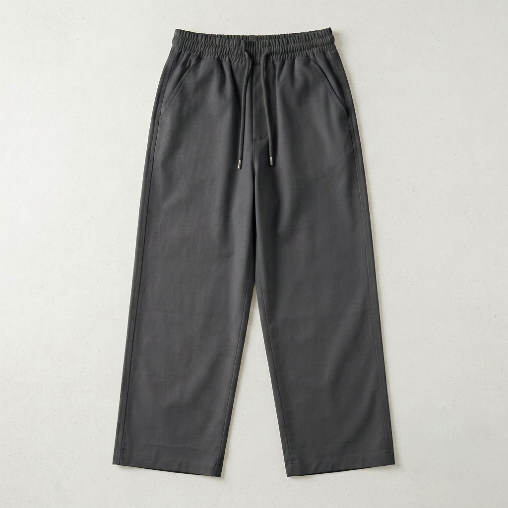 Men’s Lightweight Wide Leg Lounge Pants – Soft Elastic Waist Relaxed Fit Sweatpants with Pockets | Everyday Casual Wear