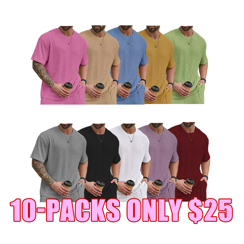 🌴 Men's Relaxed 2-Piece Casual Lounge Set