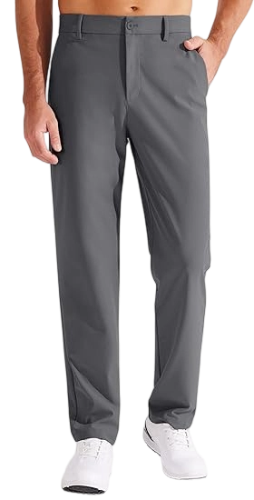 Men's Golf Pants Classic Fit Flat Front Work Dress Pants 29