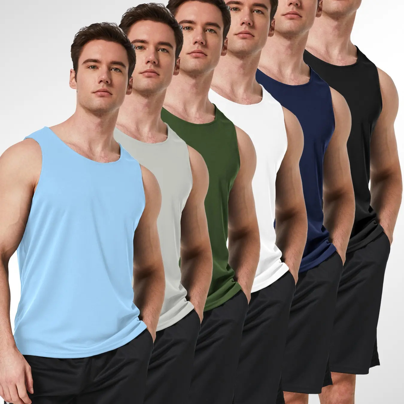 Super Value Combo Pack: Men's Quick-Drying Gym Vest — Breathable, Sleeveless Muscle Shirt