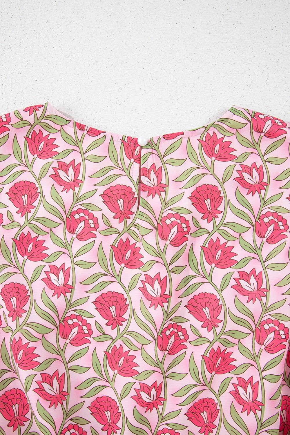 Floral Print Cropped Tank and Mini Skirt Set
