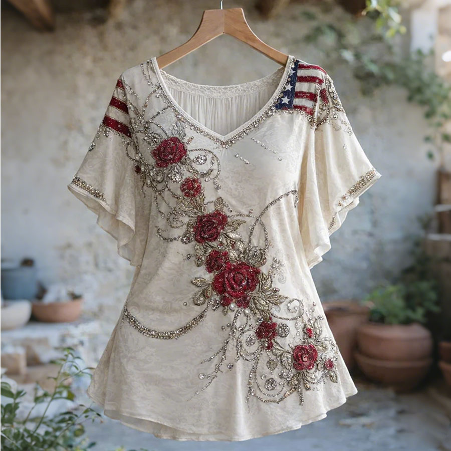 Women's 250th Anniversary Print Casual Top
