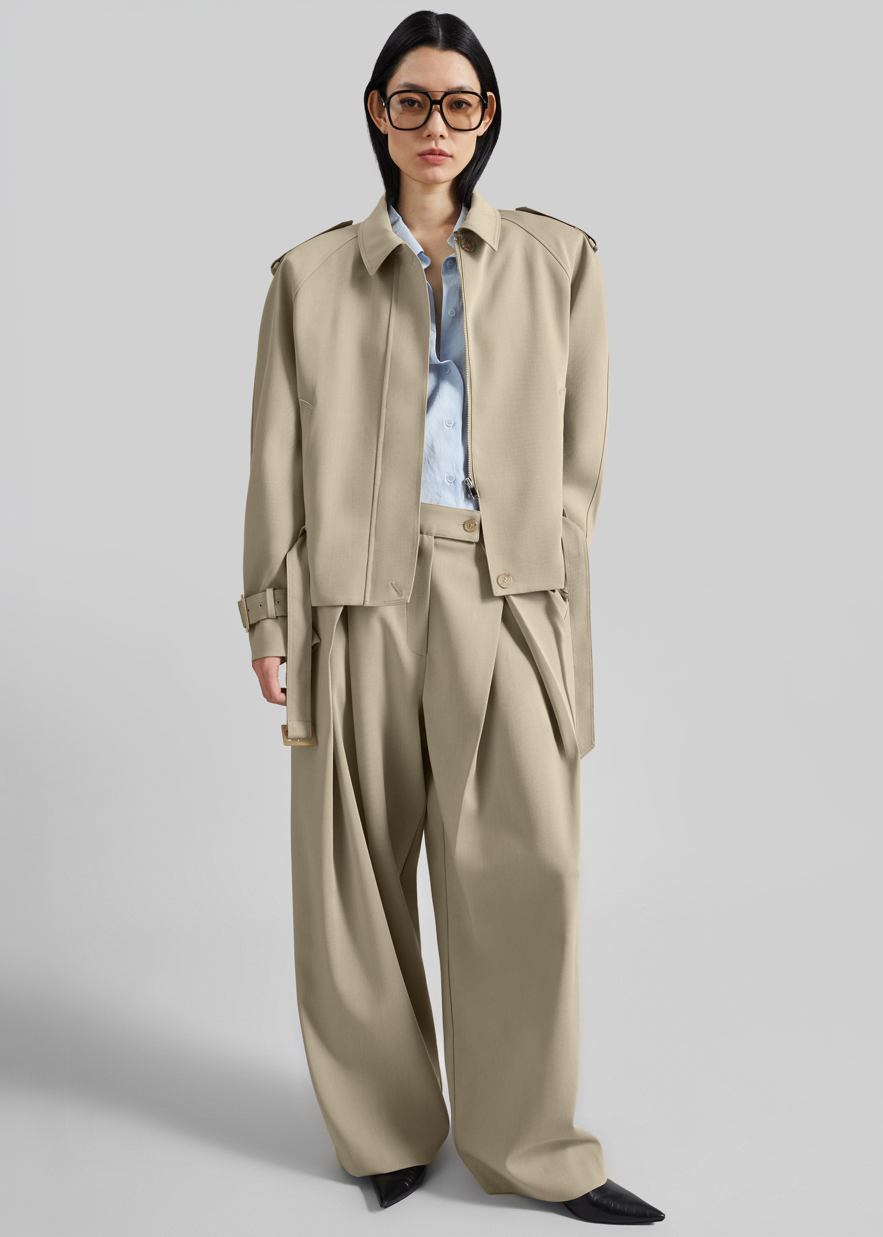 Avray Short Trench - Beige