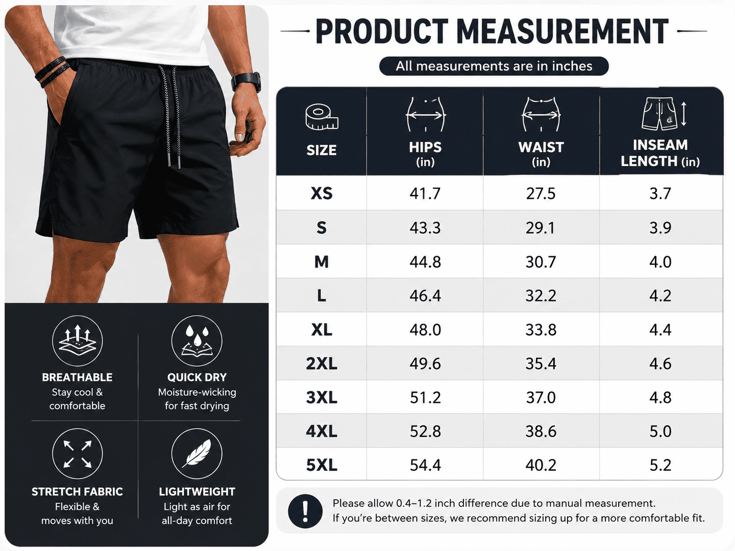 Men's Summer Versatile Casual Breathable Shorts