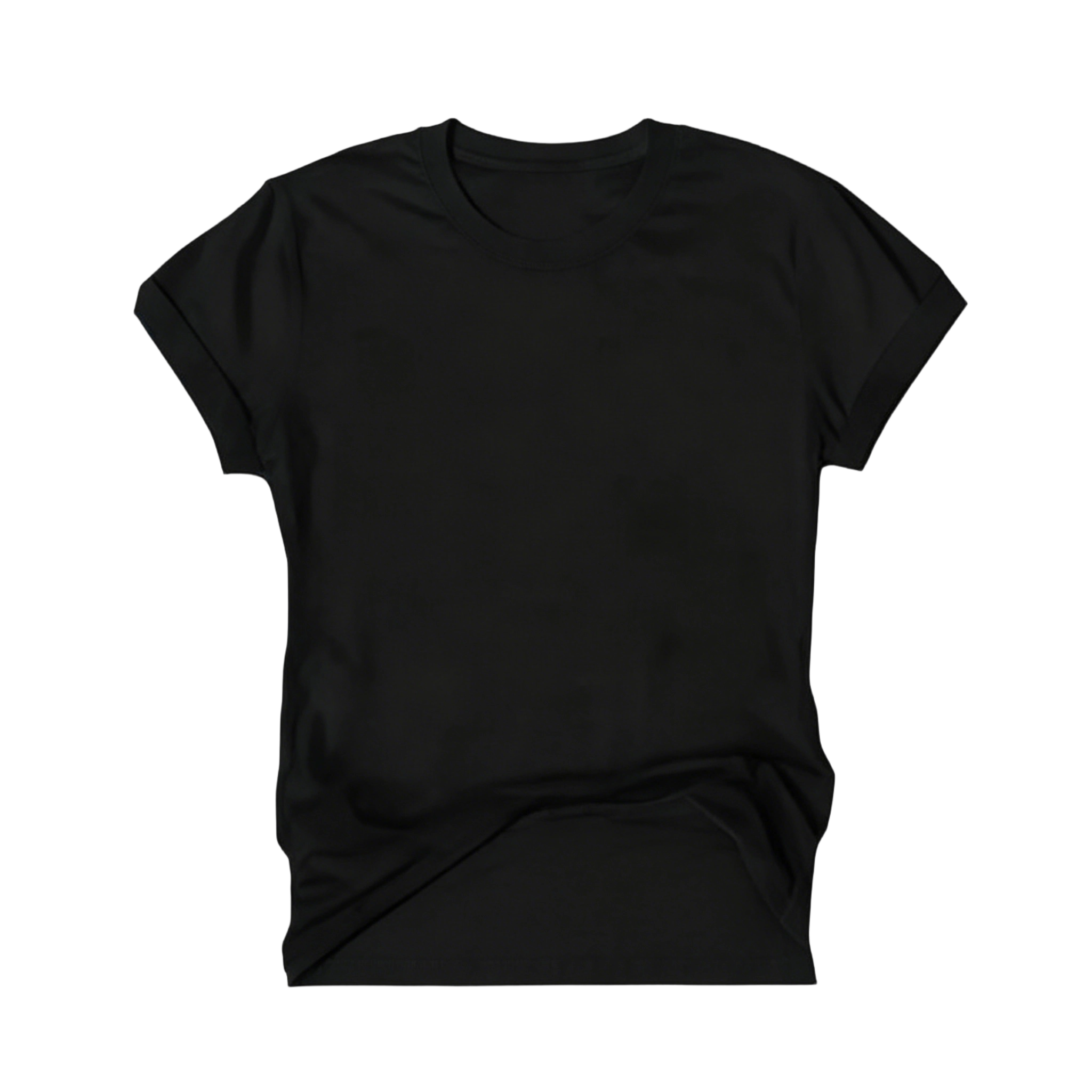 Women's Solid Crew Neck Short Sleeve Tees