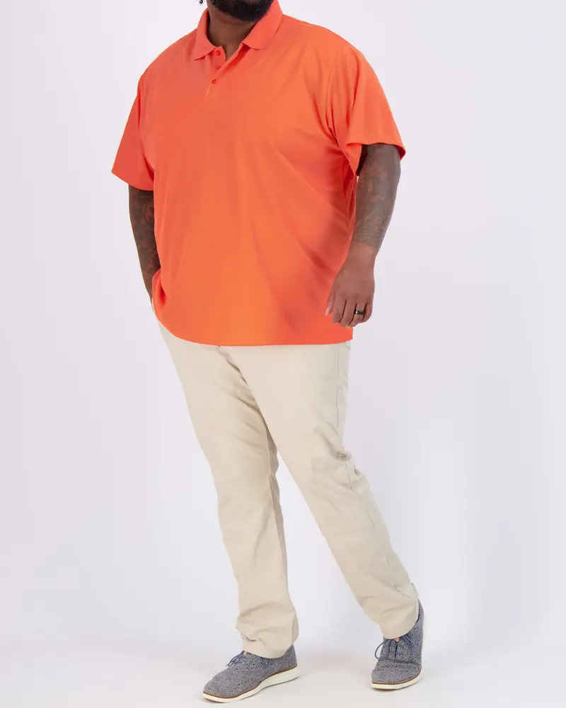 Men's Quick-Dry Short-Sleeve Sports Polo Shirt (Available in Big & Tall Sizes)