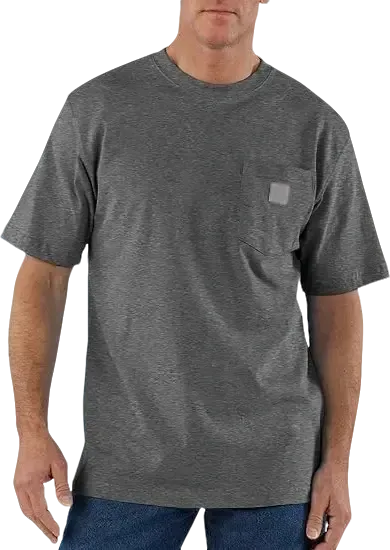 Last Day Promotion!CHT Men's K87 Workwear Loose Fit Heavyweight Short-Sleeve Pocket T-Shirt (Also Available in Big & Tall)